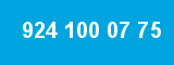 924 100 07 75